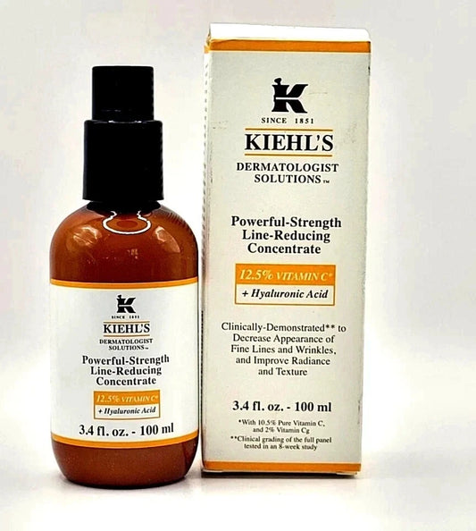 Kiehl's Powerful-Strength Line-Reducing Concentrate 3.4 oz / 100ml New